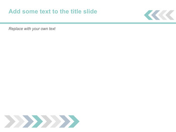 Free Professional Keynote Templates - Turquois and Gray Arrows Indicating Up&down_04