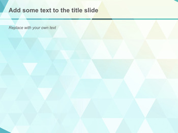 Keynote Free - Mint Sparkling Triangle_04