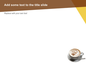 Keynote online Free - Coffee Cup and Brown Yellow Background_04