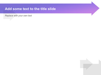 Keynote Template Free Download - Purple Big Arrows and Gray Small Arrows_04