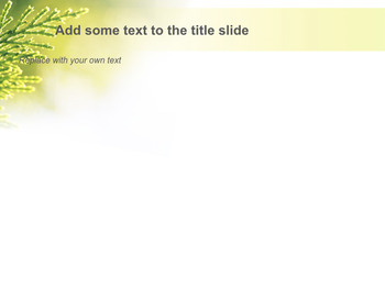 Keynote Template Free Download - Yellowgreen Leaves As Actual Image_04