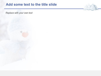 Keynote Template Free - A Cute Snowman_05