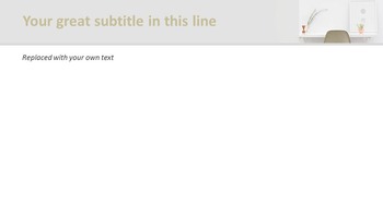 無料のpowerpointテンプレート シンプルなインテリア