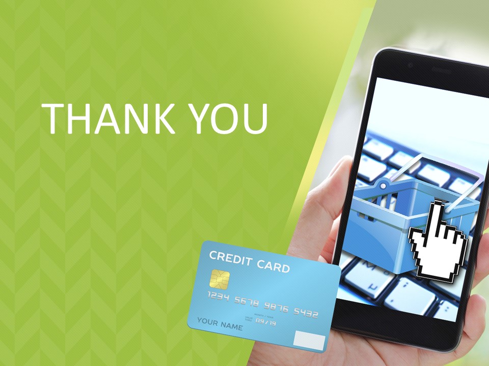 A Mobile Credit Card Free PPT Template