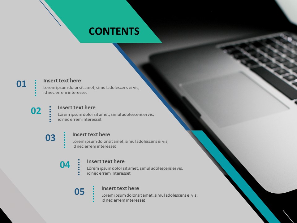 Free Template Design - A Black Laptop_02