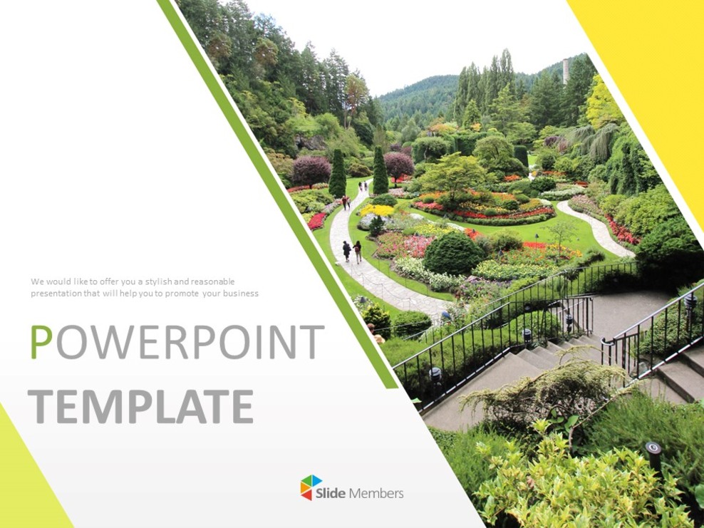 Garden Landscaping - Free Powerpoint Templates Design