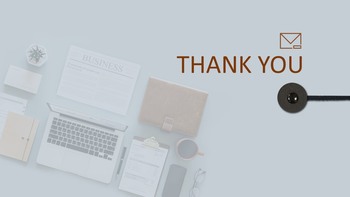 Neat Business Desk - Free PowerPoint Template Design_06