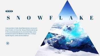 Fiocco di neve Modelli di presentazione di Google_18