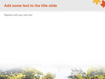 Landscape of City in Fall - Free Professional Keynote Templates_04