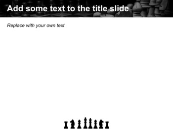 Scacchiera Atmosfera Oscura - Modelli di keynote business gratuito_05