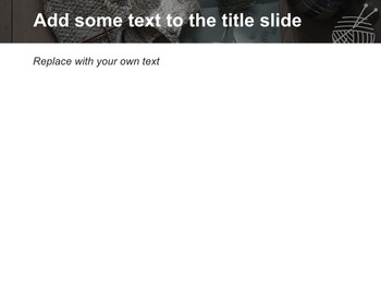 Free Keynote Backgrounds - How to Knit_05
