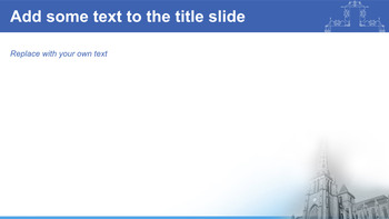 Keynote online Free - Catholic Church on a Bright Day_04