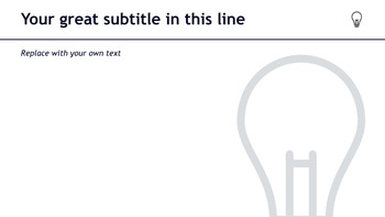 Lightbulb Brightening Dark - Free Keynote Template Design_05