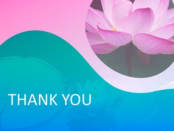 Lotus flower in the lake - Free Presentation Templates_06