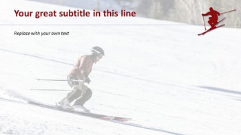 Ski - Google Slides Template Free Download