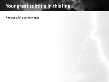 Thunder and Lightning - Free Google Slides Backgrounds