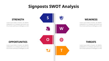 Vertical SWOT Analysis Diagram_04
