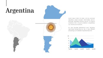 Mapa de américa Diseño de diapositivas simple_21