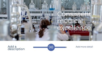 Excellence médicale constante Modèle de diapositives Google facile_35