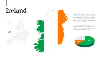 Mapa de Europa (35 países) Plantilla de diapositivas de Google de presentación simple_10