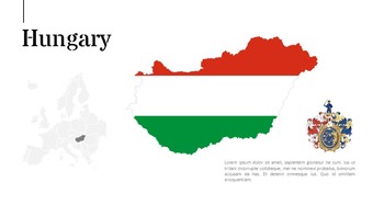 ヨーロッパ地図（35カ国） シンプルなプレゼンテーションGoogleスライドテンプレート_14