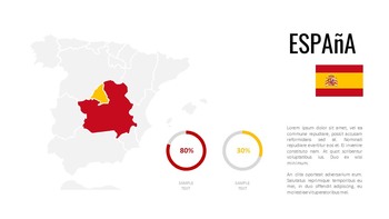 Europakarte (35 Länder) Einfache Präsentation Google Slides Vorlage_23