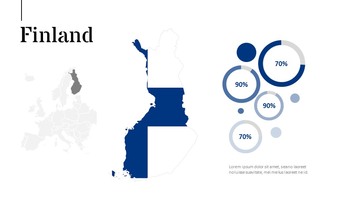 Mapa de Europa (35 países) Plantilla de diapositivas de Google de presentación simple_28