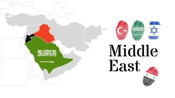 Oceania & Middle East Map Google PowerPoint Presentation_07