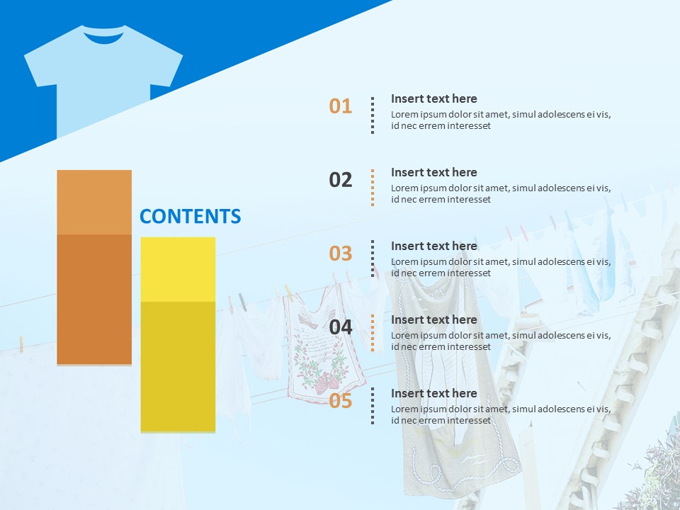 Clean Laundry Free Powerpoint Template