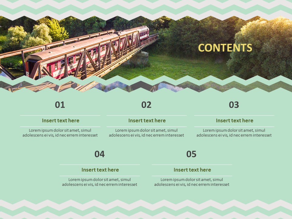 Train Trip - Free Powerpoint Templates Design_02