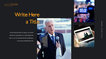 媒体 简单的PowerPoint模板设计_08