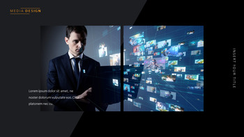 媒体 简单的PowerPoint模板设计_09