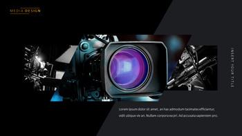 媒体 简单的PowerPoint模板设计_13