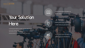 媒体 简单的PowerPoint模板设计_14