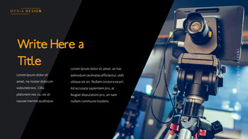 媒体 简单的PowerPoint模板设计_15