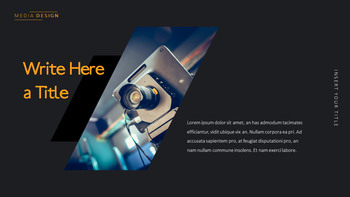 媒体 简单的PowerPoint模板设计_18