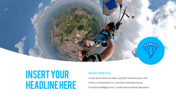 스카이 다이빙 프리미엄 파워포인트 템플릿_05