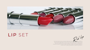 化妆特别 PPT模板设计_05