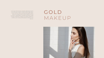 化妆特别 PPT模板设计_07