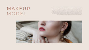 化妆特别 PPT模板设计_27