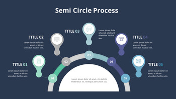 Diagramme de puzzle de processus de demi-cercle de ton pastel_07