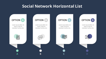 Diagramme de liste horizontale de réseau social_06