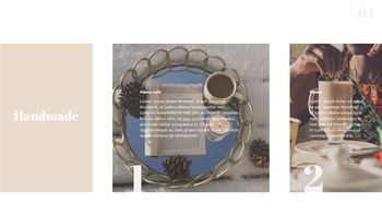 甘い家のカフェ パワーポイントフォーマット_04