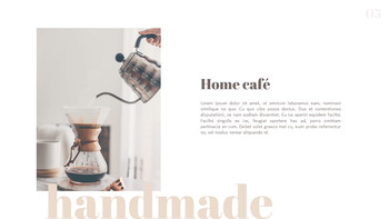 甘い家のカフェ パワーポイントフォーマット_05