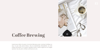 甘い家のカフェ パワーポイントフォーマット_13