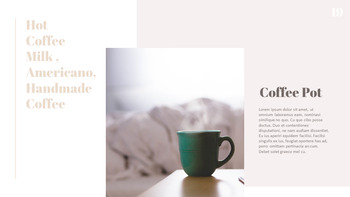 甘い家のカフェ パワーポイントフォーマット_19