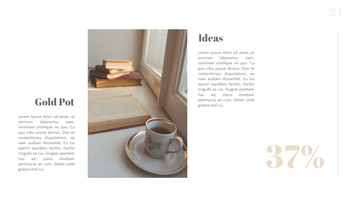 甘い家のカフェ パワーポイントフォーマット_24