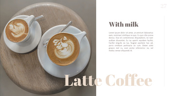 甘い家のカフェ パワーポイントフォーマット_27