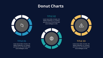 Diagramme de graphique de Donut de progrès en trois étapes_13