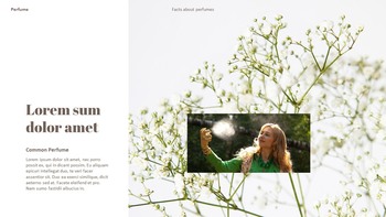 花の香水 PowerPointのテンプレート_21